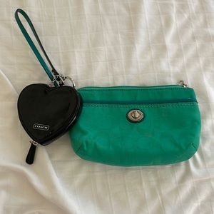 Coach purse & coin purse